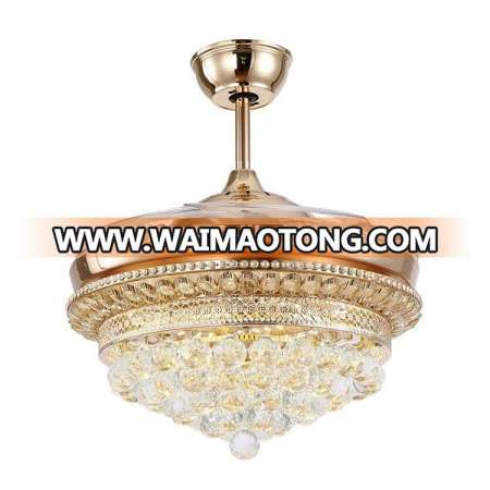 Pendant Light Fan Ceiling Lamp with Invisible Blade Suspension Lighting